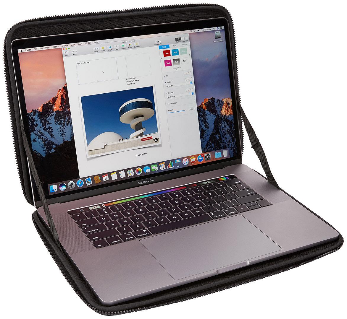 Чохол Thule Gauntlet MacBook Pro Sleeve 16" black TH 3204523, фото №5