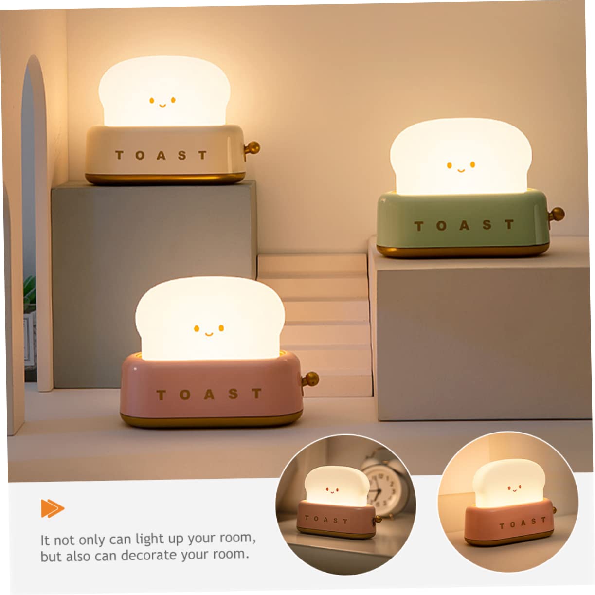 Лампа OSALADI Life Warm Toaster Rechargeable Light USB, фото №7