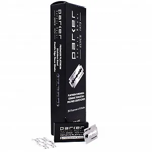 Лезвия для безопасной бритвы Parker Double Edge Platinum Tungsten Chrome 100 шт. synthetic.ua - Фото 1