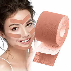 Стрічка для підтяжки обличчя Бежева, 2,5 см x 5 м - Фото 1