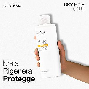 Шампунь PROFESIA для сухого та зневодненого волосся із молочним протеїном 300 мл зволожувальний проти пухнастості зміцнює надає гладкість професійний шампунь для відновлення волосся synthetic.ua - Фото 1