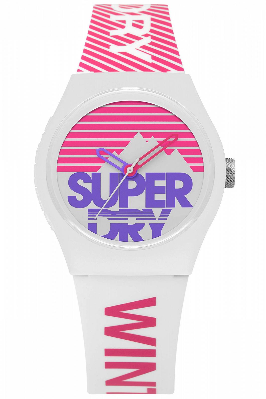 Годинник Superdry SYL255WP Аналоговий Кварцовий Жіночий з Силіконовим Ремінцем, фото №1