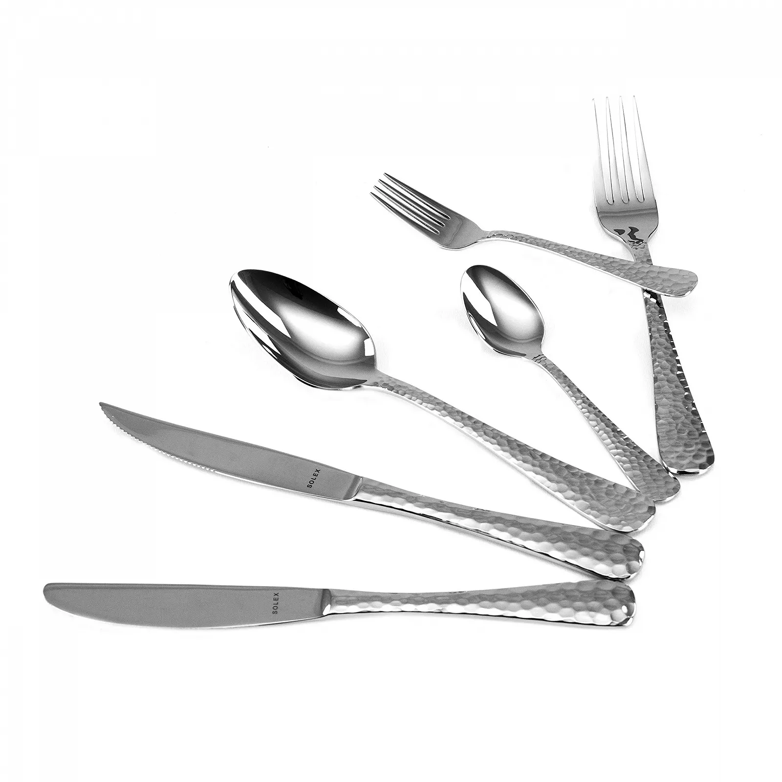 Набір столових приборів Solex Lena 36 предметів на 6 персон, включаючи ніж для стейка, фото №1