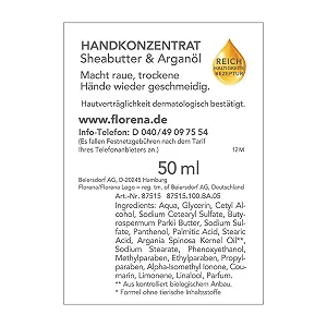 Концентрат Florena для рук з маслом ши та аргановою олією, 1 шт (1 x 50 мл) synthetic.ua - Фото 1