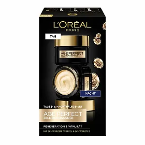 Набір для догляду за обличчям L'Oréal Paris Age Perfect Cell Renaissance Day and Night 2 x 50 ml (6 шт. в упаковці) - Фото 1