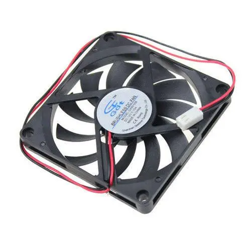 Кулер для ПК F&D 80мм 12В 2pin тонкий, фото №1