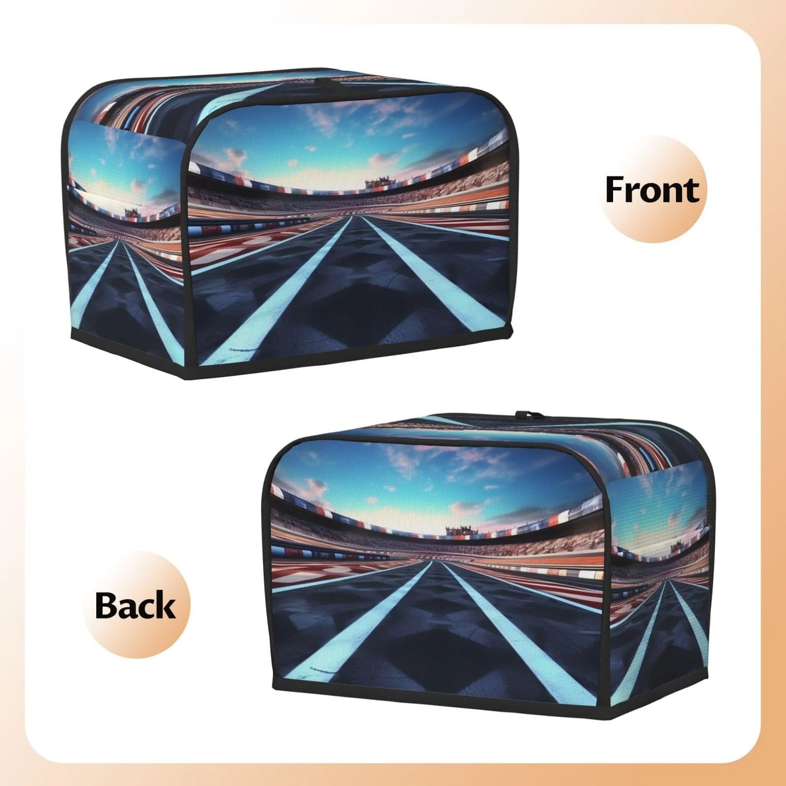 Чохол для тостера Race Track, для 2 скибочок, фото №3 Чохол для тостера Race Track, для 2 скибочок, фото №3