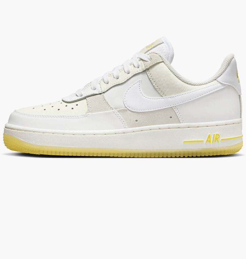 Кроссовки Nike Air Force 1 Low '07 UV Reactive Patchwork White Multicolor Yellow (W) размер 40.5, фото №1