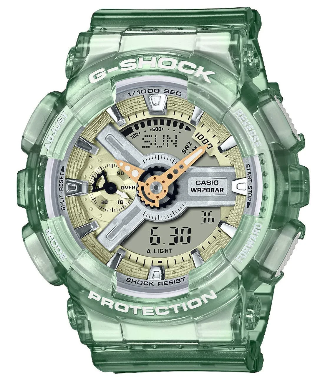 Часы Casio G-Shock GMA-S110GS-3AER, фото №1 Часы Casio G-Shock GMA-S110GS-3AER, фото №1