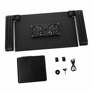 Складная Подставка для Ноутбука с Отводом Тепла Регулируемая по Высоте Портативная Эргономичная для Стола и Дивана Стабильная и Долговечная из Алюминиевого Сплава - Фото 1