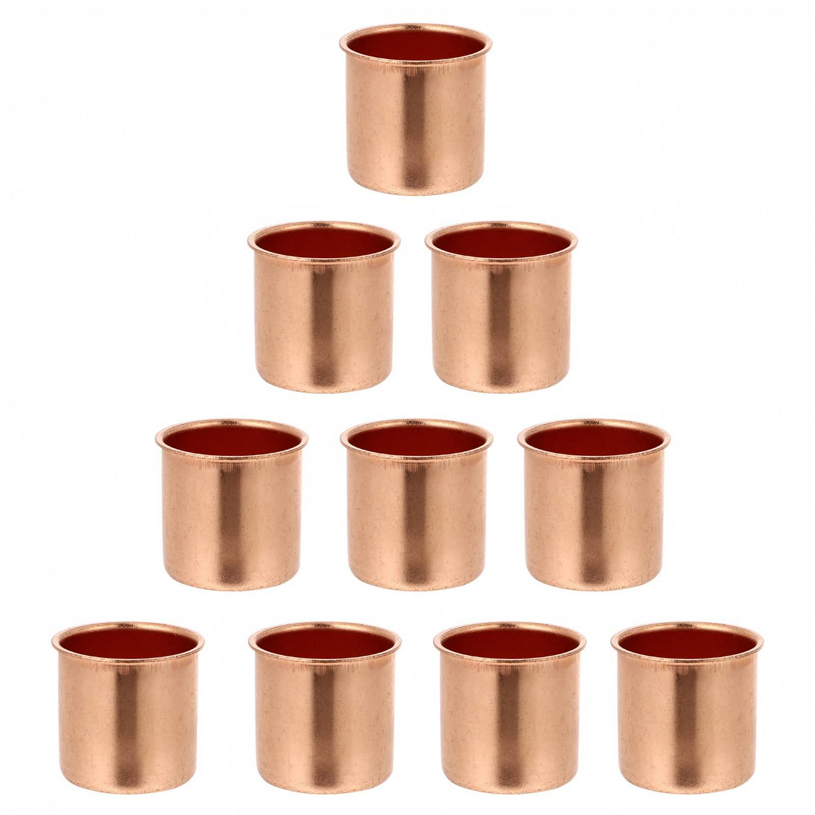 Подсвечник Candle Nozzle 23 мм Набор из 10 Мини подсвечников Декоративные вставки для венка Металлический подсвечник Набор для елочных свечей кукольных свечей пирамидальных свечей, фото №3