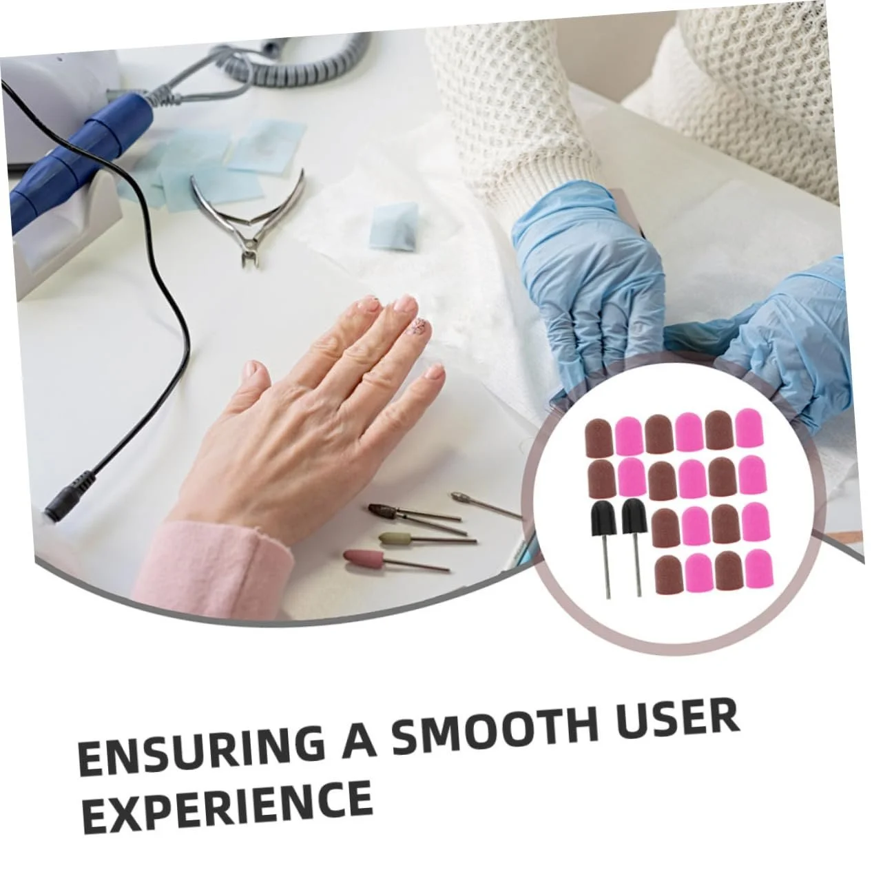 CALLARON 20 шт. Шліфувальні ковпачки та пісочні стрічки, фото №3