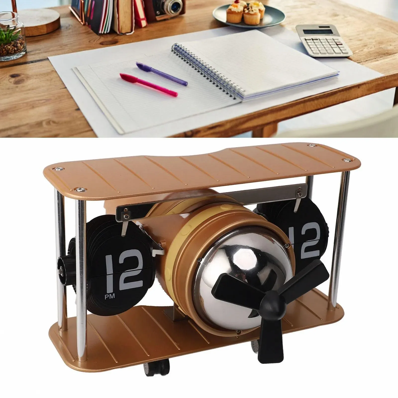 Механические часы Самолет PODSJD, Многофункциональный настольный таймер, Точная автоматическая регулировка, Тип 4, фото №6