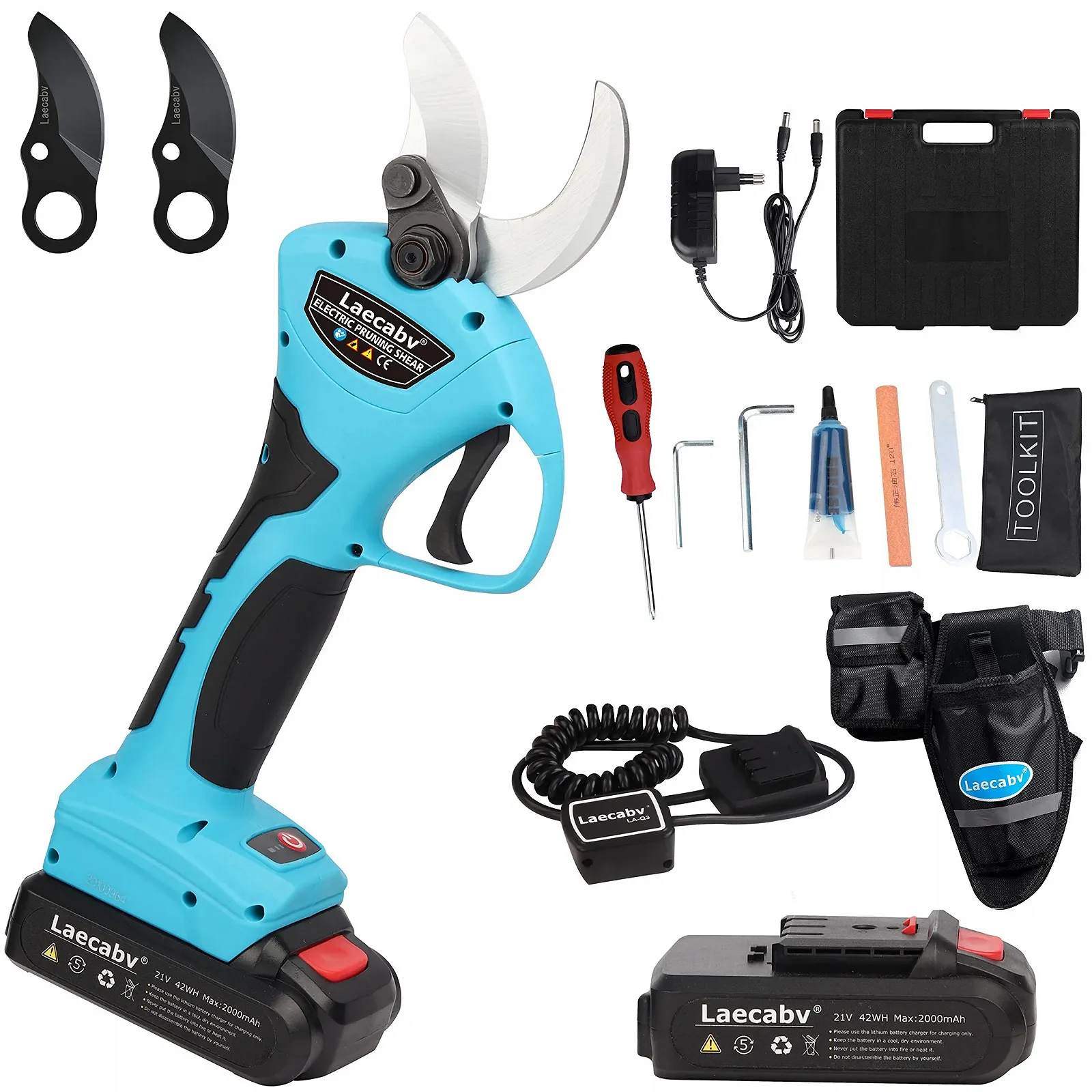 Електричний секатор Laecabv Professional 40 мм 21 V, фото №1