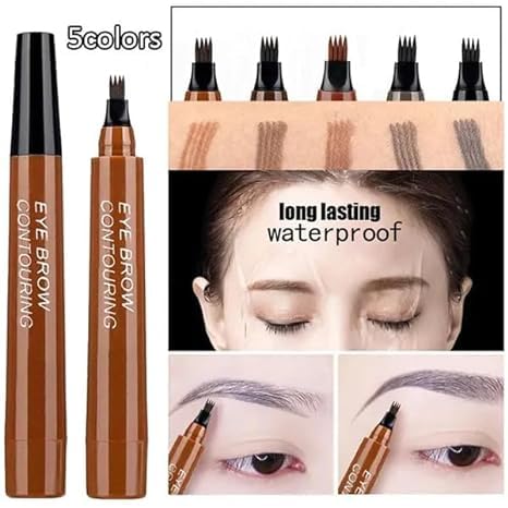 Карандаш Makefullbeauty Magic 04# для бровей водостойкий натуральный, фото №2