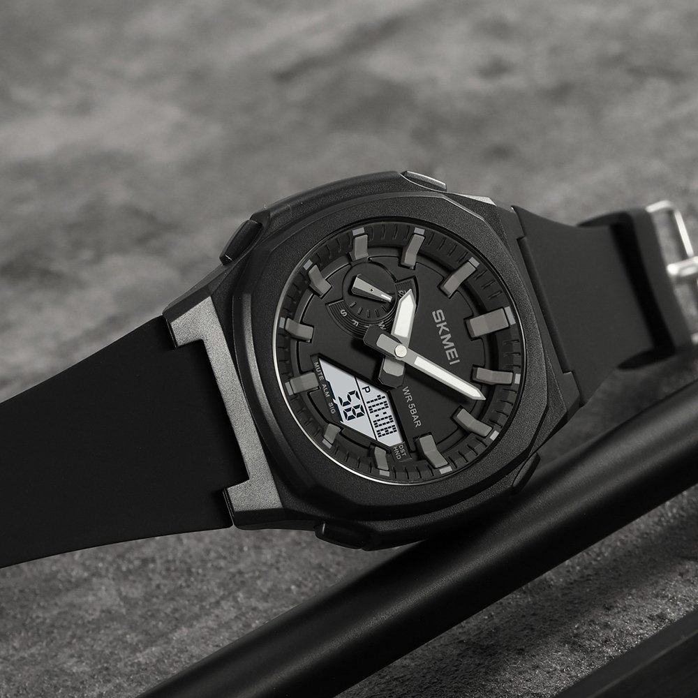 Годинник Skmei 2091BKGYWT Black-Grey White SALE, фото №4