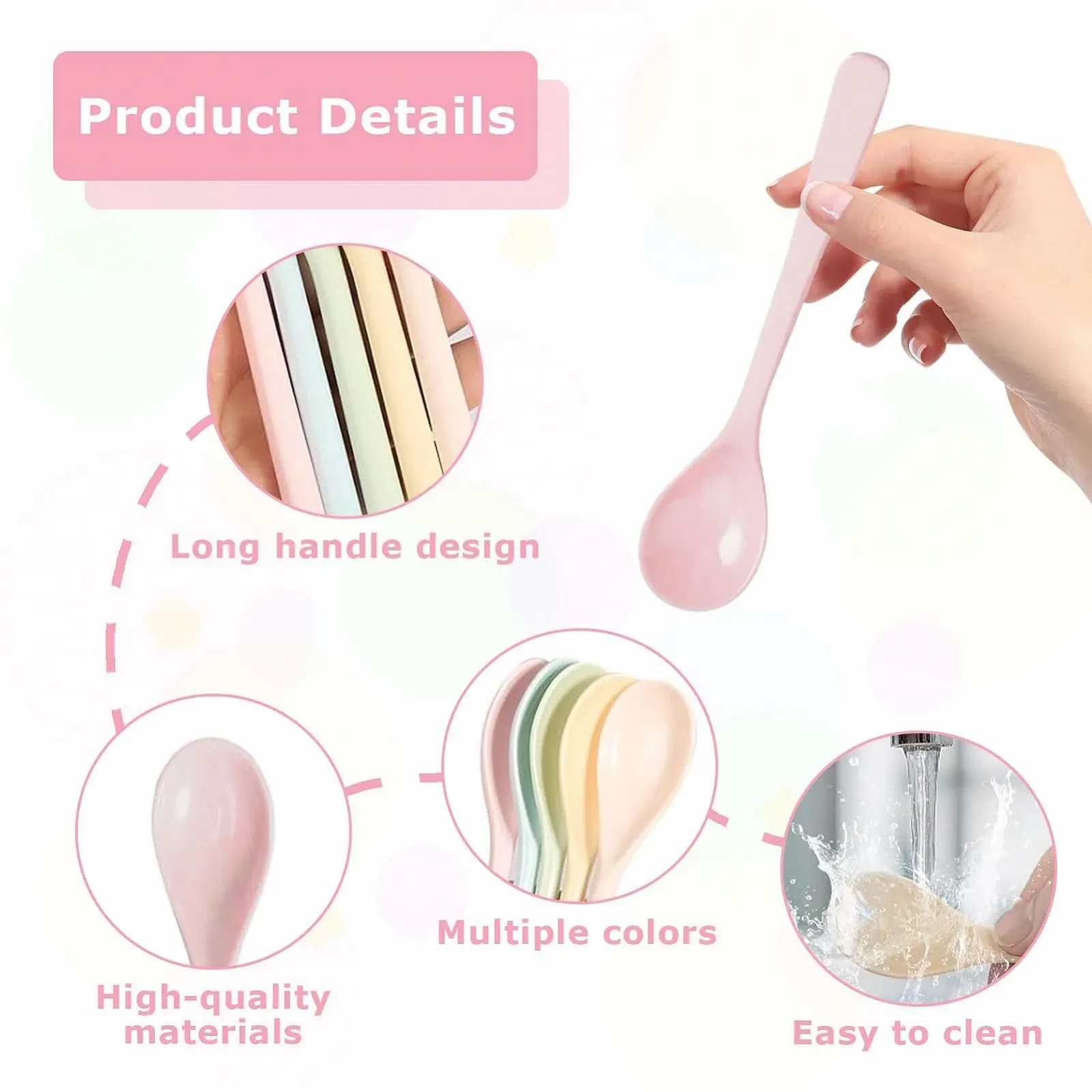 Набір пластикових ложок (5 шт.), фото №3