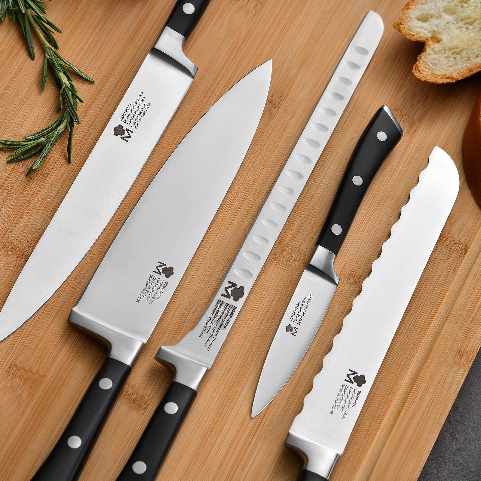 Набор ножей Bergner Foodies, 3 шт., нержавеющая сталь, фото №4