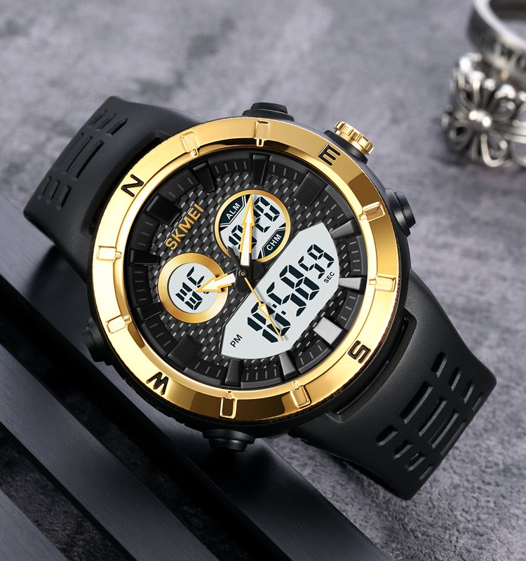 Годинник Skmei 2014GDWT Gold-White SALE, фото №4