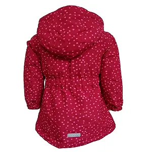 Зимняя куртка Outburst Функциональная розовая в горошек synthetic.ua - Фото 1