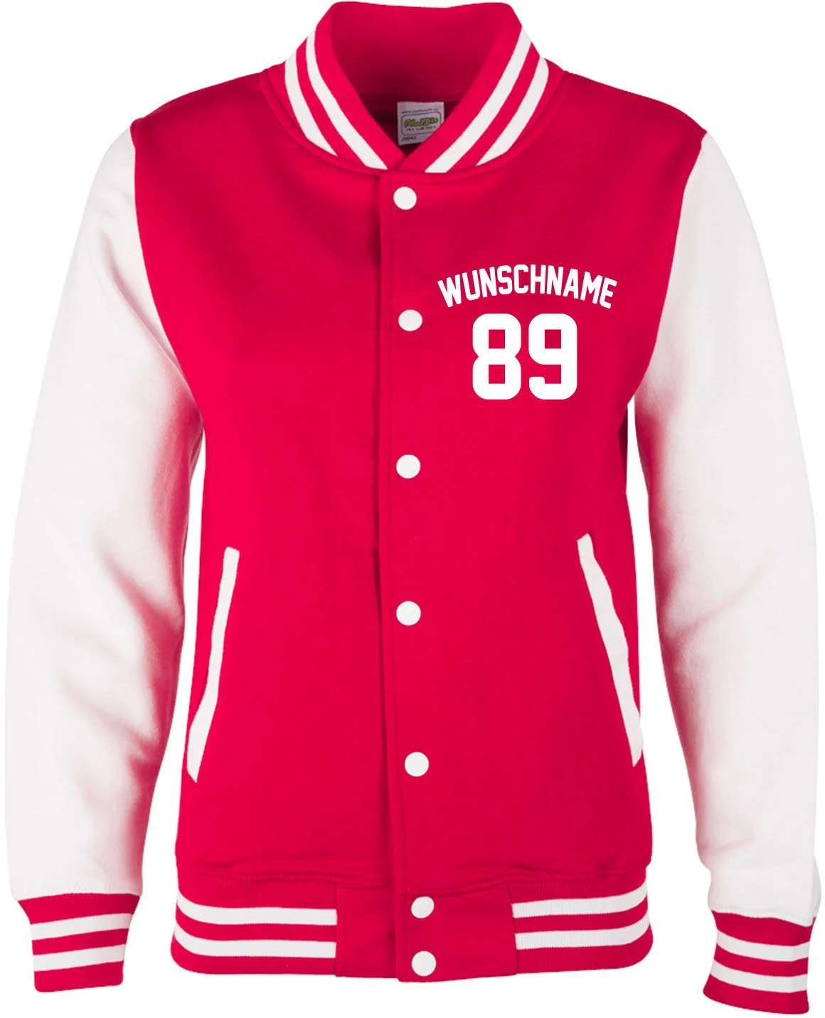 Куртка-бомбер EZYshirt Университетская Спортивная с возможностью выбора имени и номера для женщин, мужчин и детей | Бейсбольная куртка, фото №2