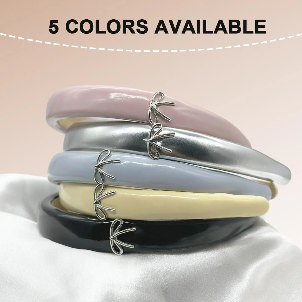 Обруч для волосся з бантом Candy Colours М'які, фото №3