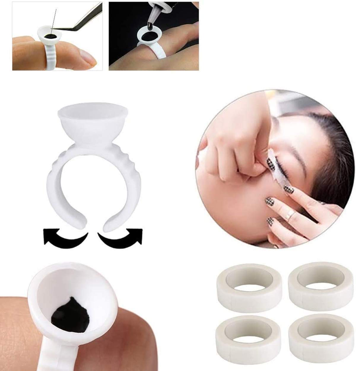 Набор TwoWin Makeup Training Eyelash Extension Kit, фото №4