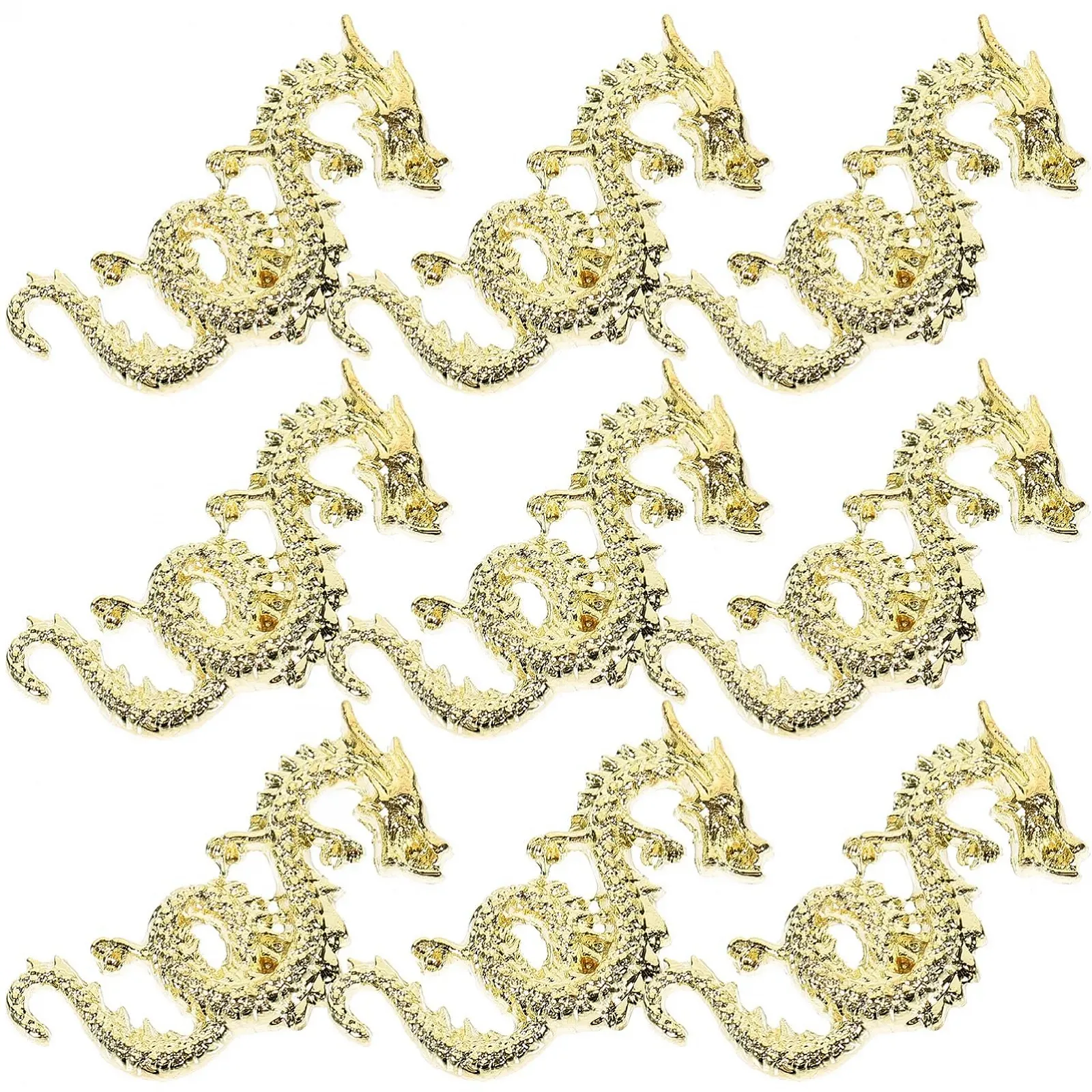 Подвески для ногтей WOONEKY, 20 шт., 3D, животные, знаки зодиака, серебристые, фото №7