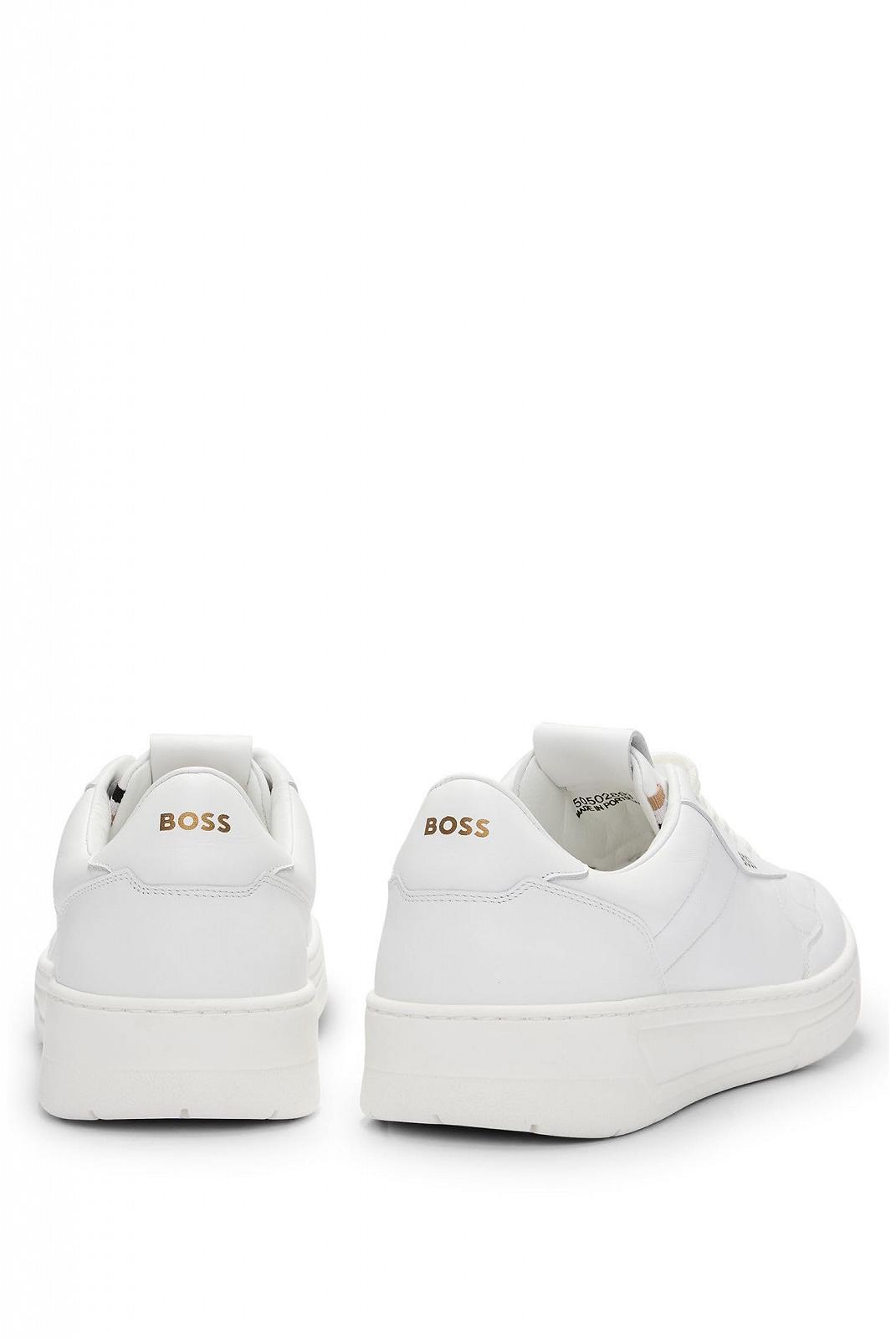 Кросівки BOSS Baltimore Tenn Шкіра з золотими логотипами, фото №5