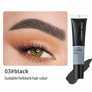 Гель для бровей Abziehbarer Augenbrauen 03# Black synthetic.ua - Фото 1