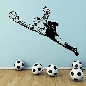 Наклейка на стіну PVC Art Football Goalkeeper 80 x 57 см - Фото 1