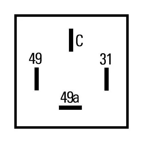 Реле поворотов HELLA 4DW 009 492-011 для MERCEDES-BENZ SCANIA EVOBUS GOLDHOFER VDL, фото №3