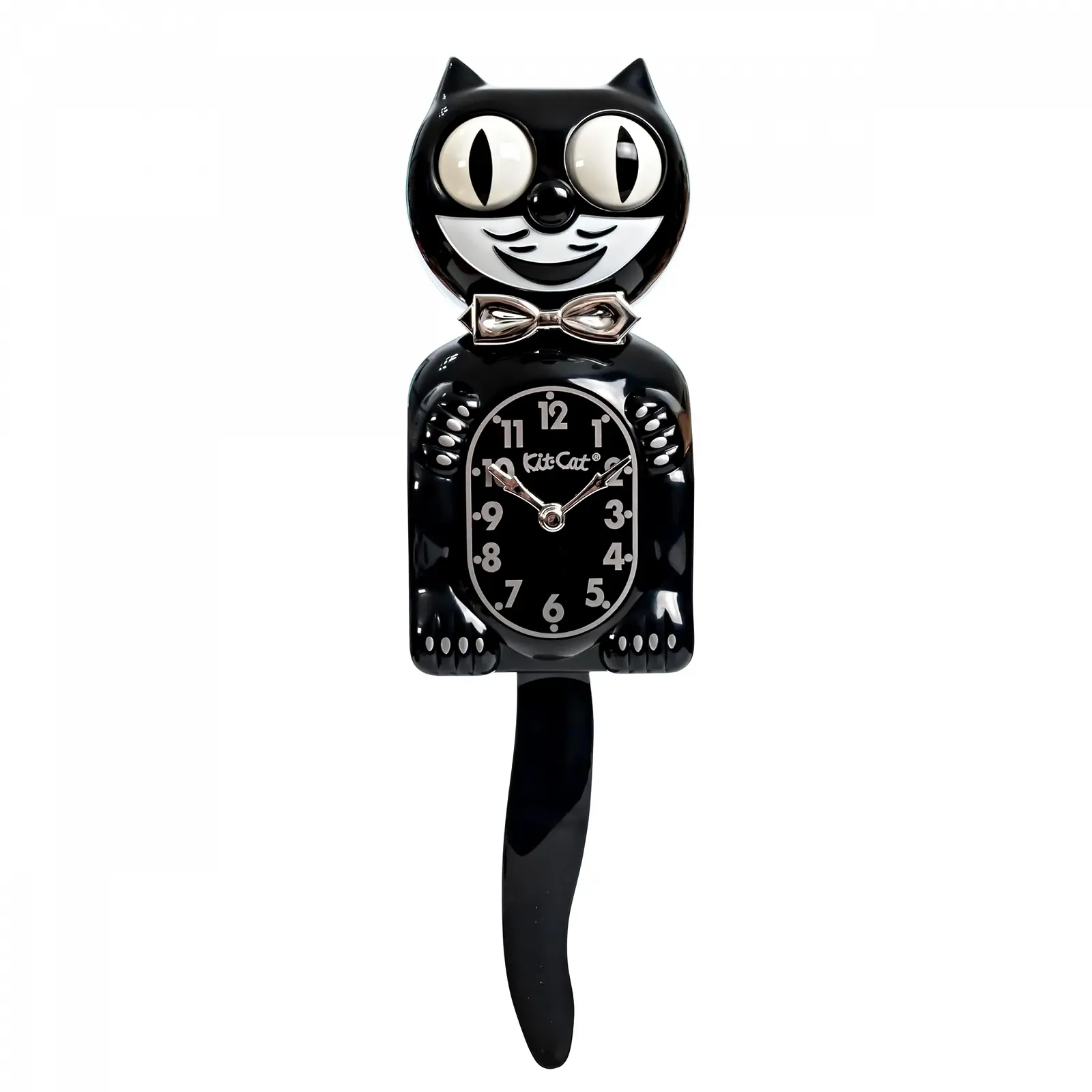 Годинник Kit Cat Retro кухонний 40 см Black, фото №1 Годинник Kit Cat Retro кухонний 40 см Black, фото №1