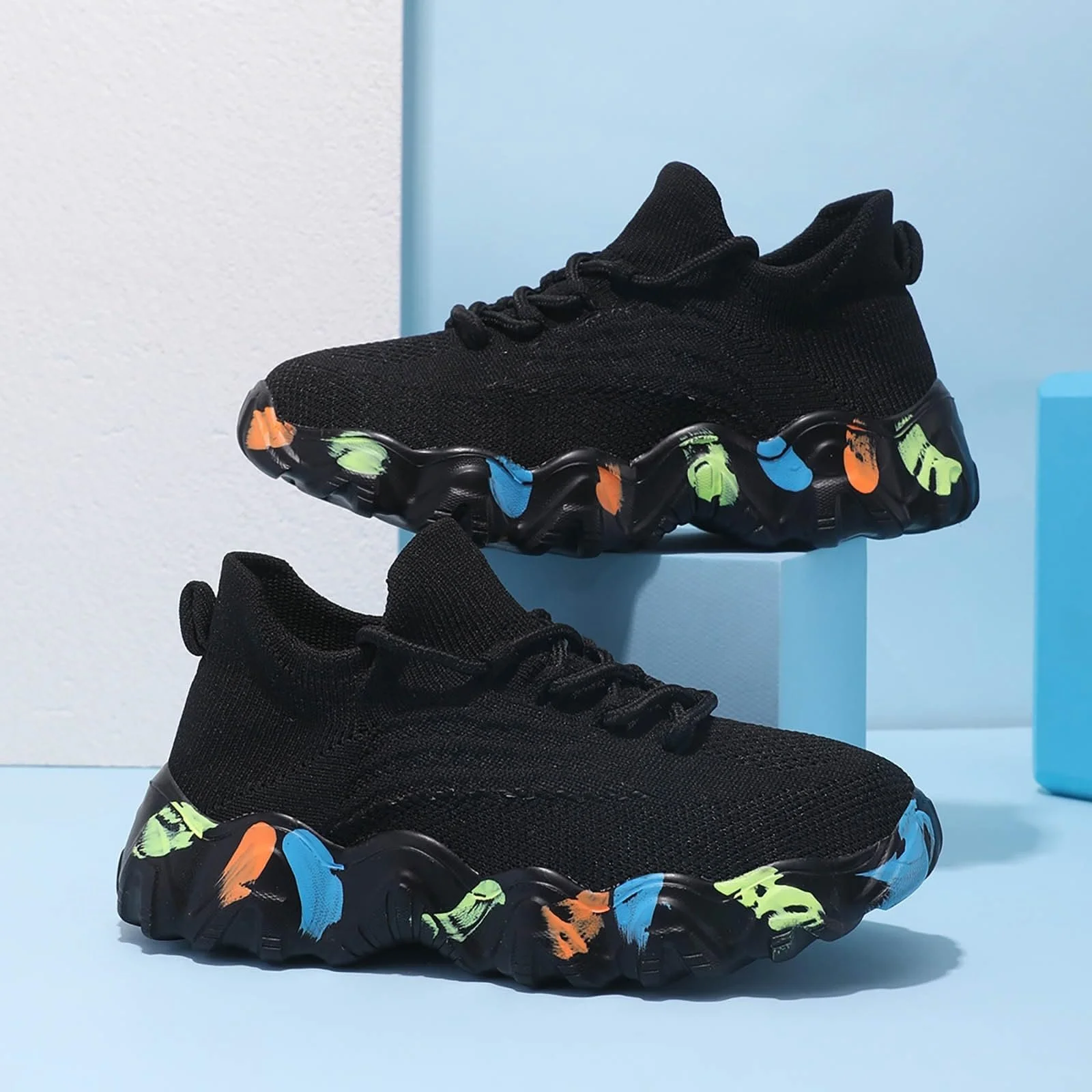 Детские кроссовки Дышащие сетчатые кроссовки Легкие Удобные спортивные кроссовки для маленьких девочек для повседневного использования, фото №7