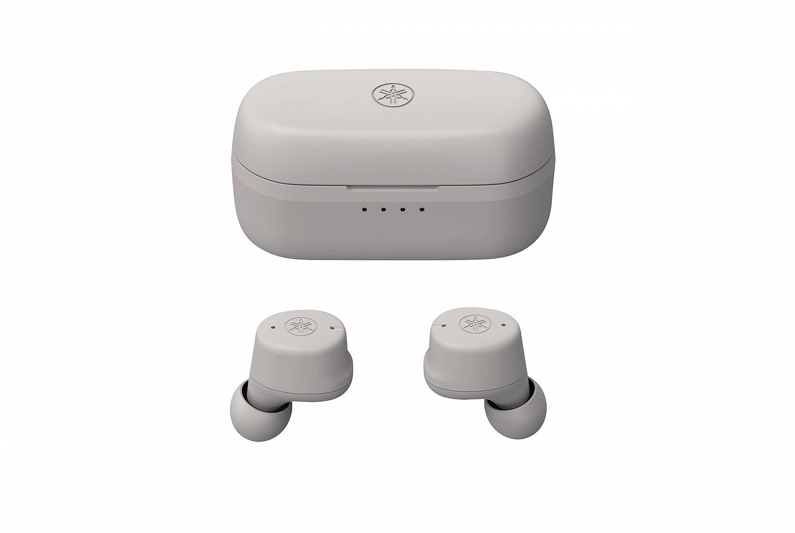 Беспроводные наушники Yamaha TW-E3C с Bluetooth True Sound и Clear Voice Capture Бежевый, фото №4