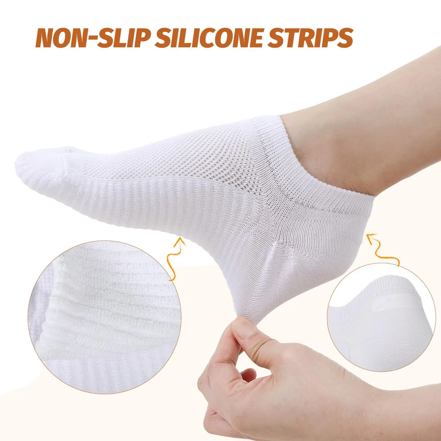 Шкарпетки-сліди Жіночі, Невидимі, фото №2