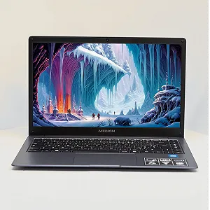 Ноутбук 14" Medion (Lenovo Group) Akoya E14223 Intel RAM 4 ГБ eMMC 128 ГБ Intel Graphics Win11 АКБ до 9 годин - Фото 1