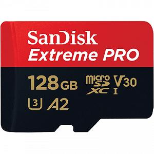 Карта памяти SanDisk 128 GB microSDXC UHS-I U3 Extreme Pro SD Adapter (SDSQXCD-128G-GN6MA) synthetic.ua - Фото 1