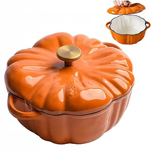 Каструля-гарбуз з кришкою Enamel, 1.5 л ціна на synthetic.ua - Фото 1 Каструля-гарбуз з кришкою Enamel, 1.5 л synthetic.ua - Фото 1