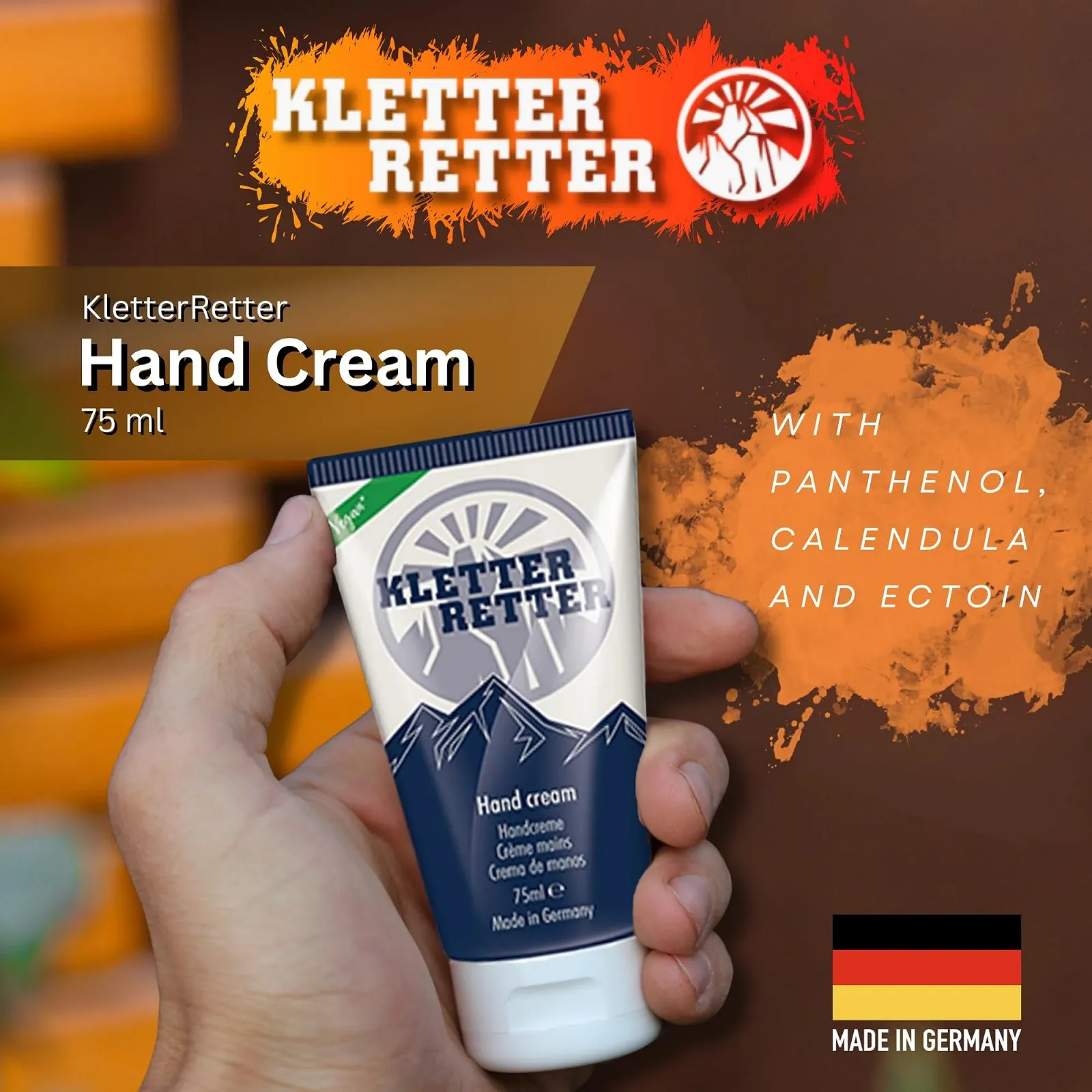 Крем для рук Climbing Rescue 75 мл - з пантенолом, календулою та вітаміном А, фото №5