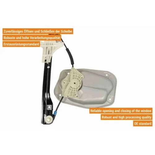 Склопідйомник VAICO V10-9832 SEAT SKODA VW VAG, фото №2