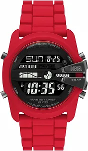 Годинник DIESEL Master Chief LCD-годинниковий механізм з силіконовим ремінцем - Фото 1