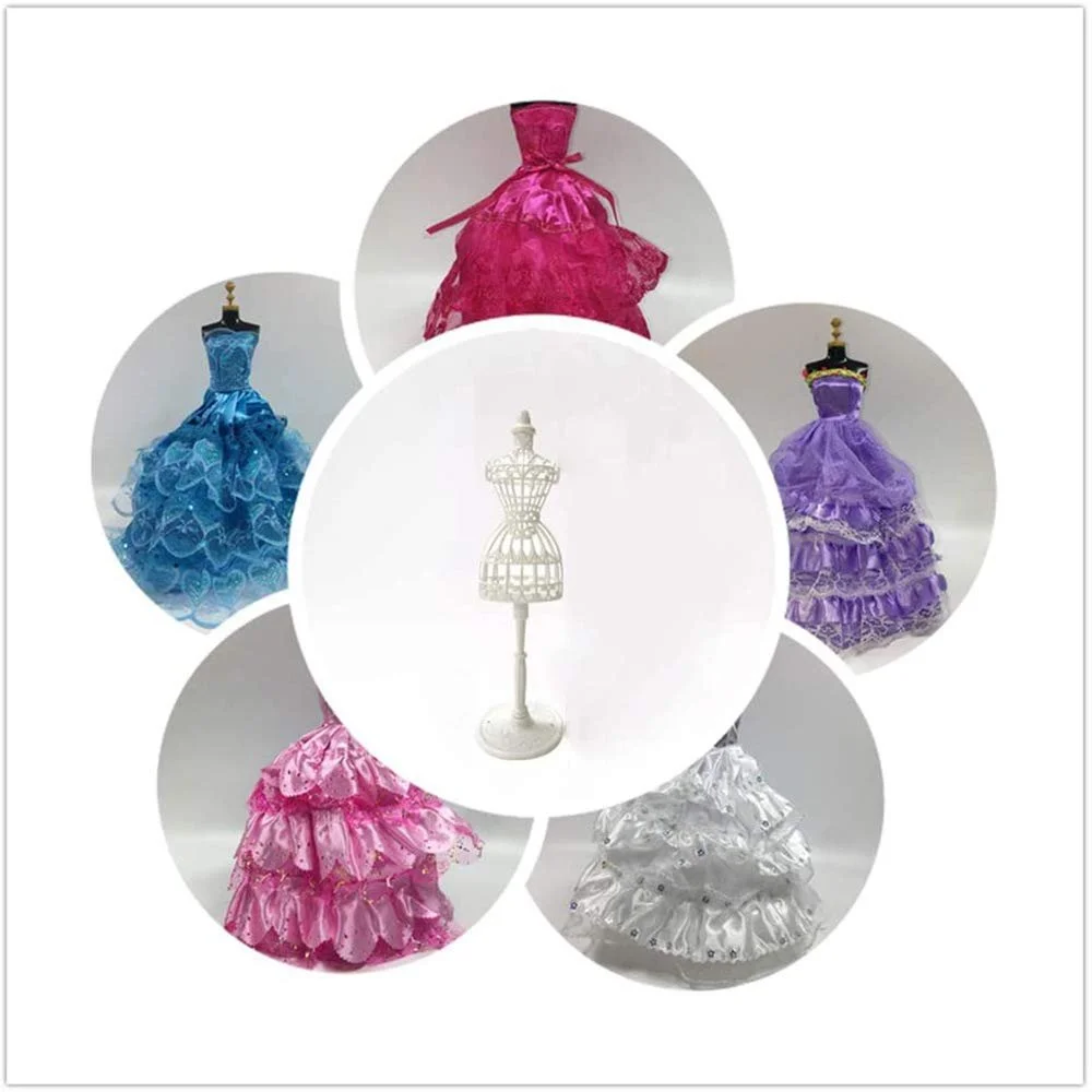 Підставка для одягу POFET для ляльок 1/6, 4 шт, біла, фото №3 Підставка для одягу POFET для ляльок 1/6, 4 шт, біла, фото №3