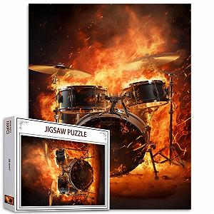Пазл Torch Rock and Roll Jazz Drum Kit 1000 элементов - Фото 1