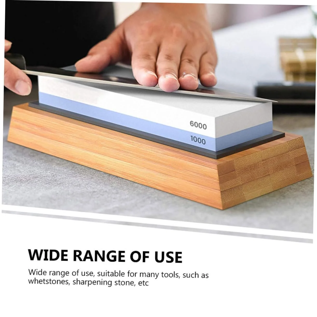 Тримач Gatuida нековзний для точильного бруска для ефективного заточування ножів, фото №5