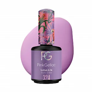 Гель-лак Pink Gellac 324 Lotus Purple, 15 мл, фиолетовый - Фото 1