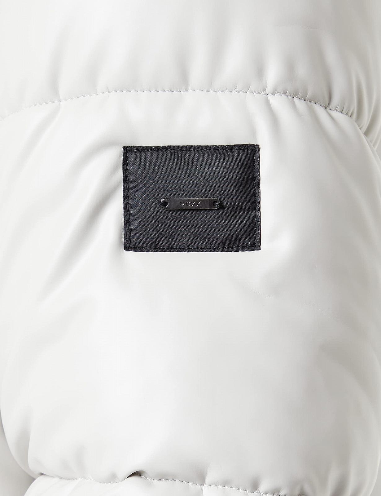 Пуховик Mexx Stretch PU з капюшоном, міді довжини, фото №5