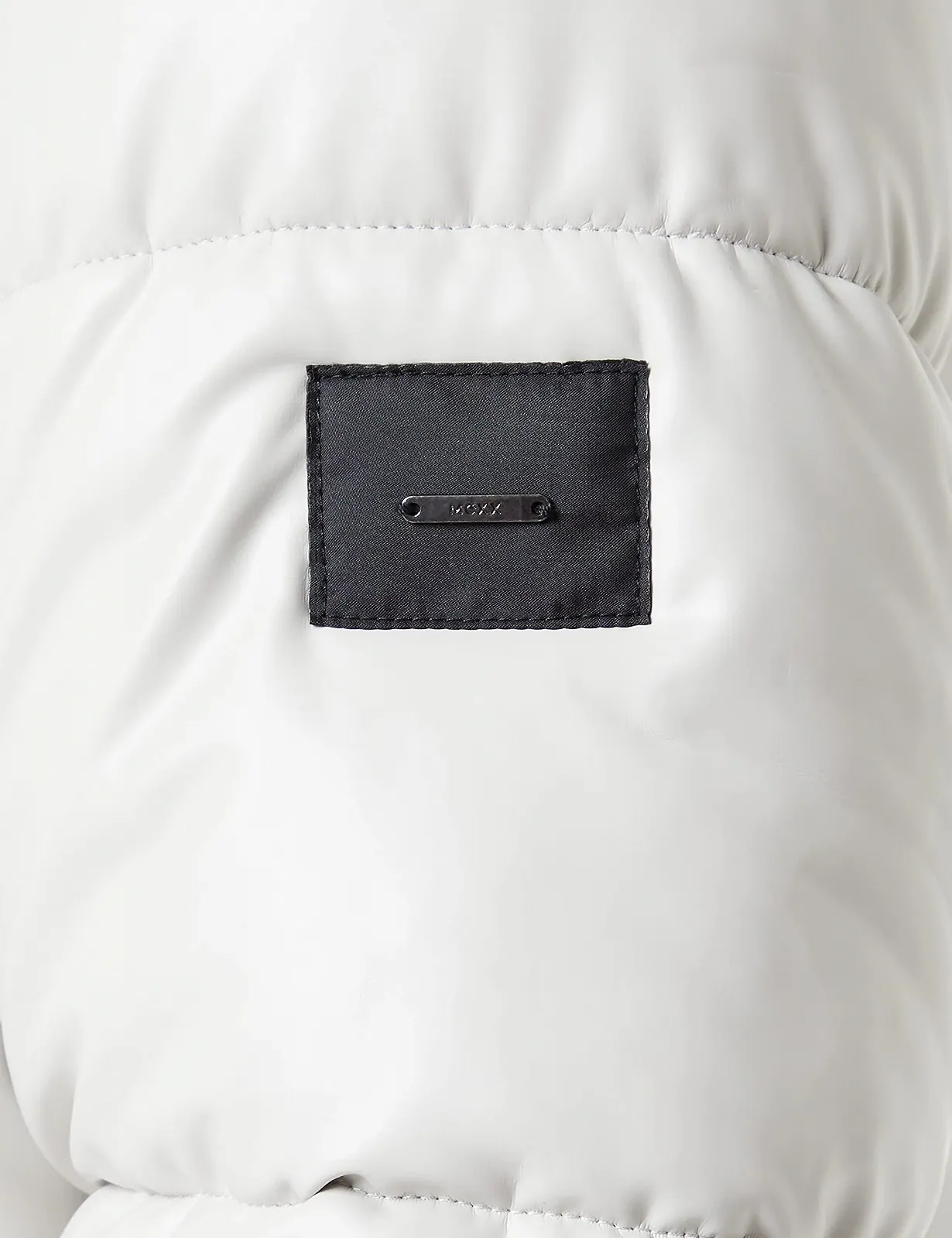 Пуховик Mexx Stretch PU з капюшоном, міді довжини, фото №5