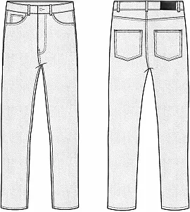 Купити Джинси G 5 POCKETS, G018, 32 - Фото 1 Джинси G 5 POCKETS, G018, 32 - Фото 1