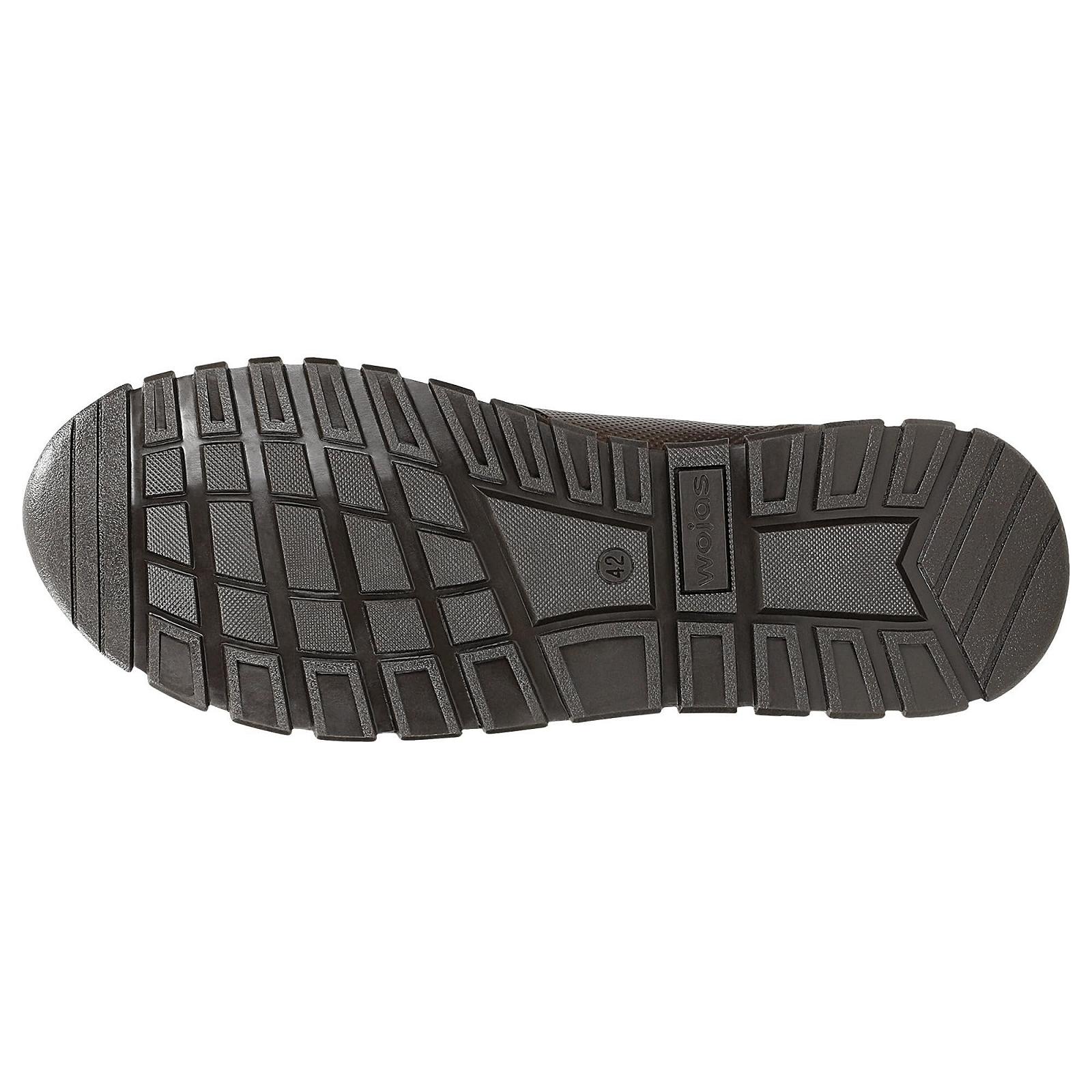 Кросівки WOJAS Чоловічі Текстуровані Стьобані зі Гладкої Шкіри Високої Якості 10039-52 Темно-Коричневий, фото №5 Кросівки WOJAS Чоловічі Текстуровані Стьобані зі Гладкої Шкіри Високої Якості 10039-52 Темно-Коричневий, фото №5